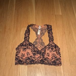 Free people lace bra size medium